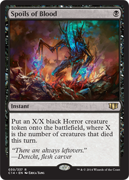 Spoils of Blood - Commander 2014 Spoiler