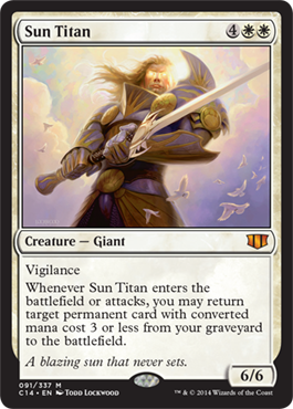 Sun Titan - Commander 2014 Spoiler