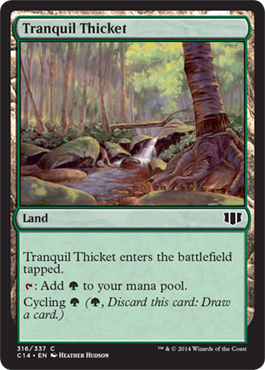 Tranquil Thicket - Commander 2014 Spoiler