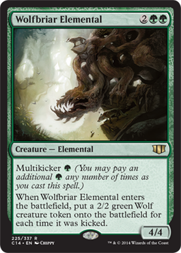 Wolfbriar Elemental - Commander 2014 Spoiler