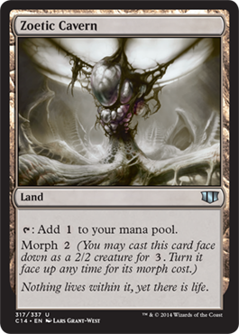 Zoetic Cavern - Commander 2014 Spoiler