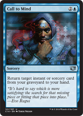 Call to Mind - Commander 2014 Spoiler