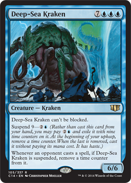 Deep-Sea Kraken - Commander 2014 Spoiler