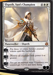 Elspeth, Sun's Champion - Elspeth vs Kiora Visual Spoiler