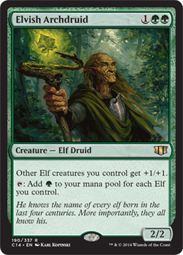 Elvish Archdruid - Commander 2014 Spoiler