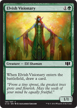 Elvish Visionary - Commander 2014 Spoiler