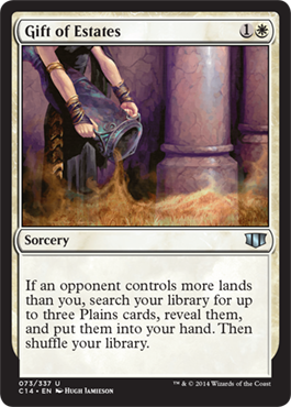 Gift of Estates - Commander 2014 Spoiler