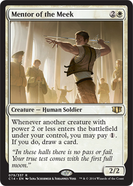 Mentor of the Meek - Commander 2014 Spoiler