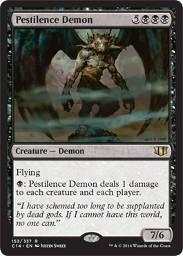 Pestilence Demon - Commander 2014 Spoiler