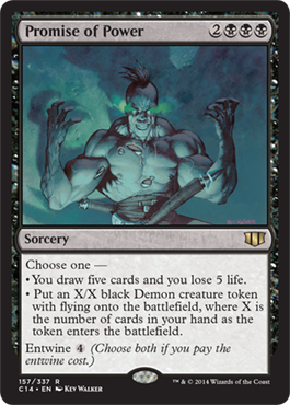 Promise of Power - Commander 2014 Spoiler