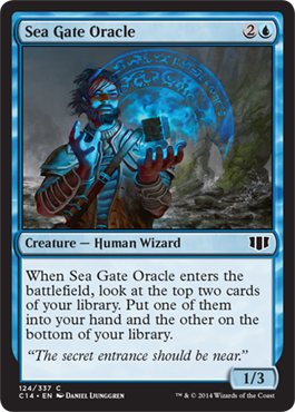 Sea Gate Oracle - Commander 2014 Spoiler