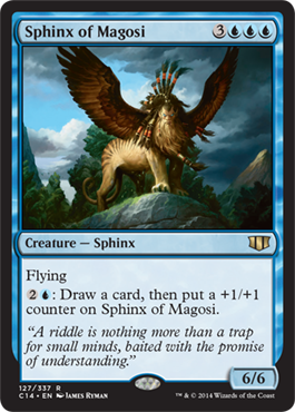 Sphinx of Magosi - Commander 2014 Spoiler