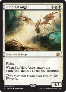 Sunblast Angel - Commander 2014 Spoiler