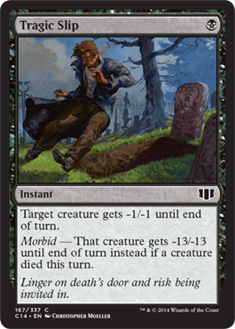 Tragic Slip - Commander 2014 Spoiler