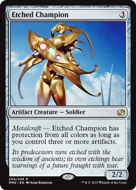 Etched Champion - Modern Masters Spoiler
