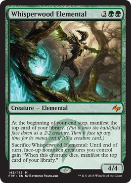 Whisperwood Elemental - Fate Reforged Spoiler