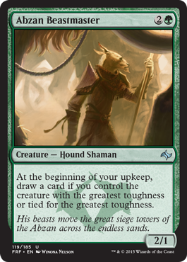 Abzan Beastmaster - Fate Reforged Spoiler