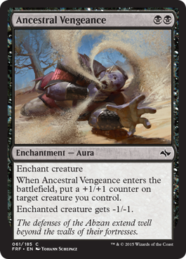 Ancestral Vengeance - Fate Reforged Spoiler