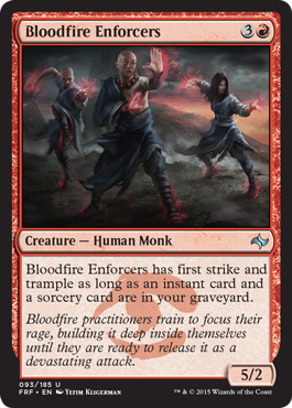 Bloodfire Enforcers - Fate Reforged Spoiler
