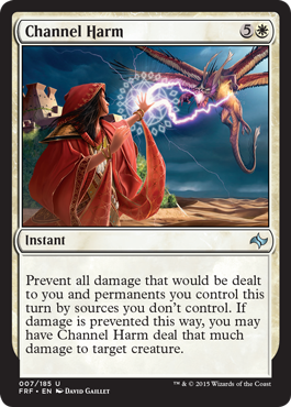 Channel Harm - Fate Reforged Spoiler