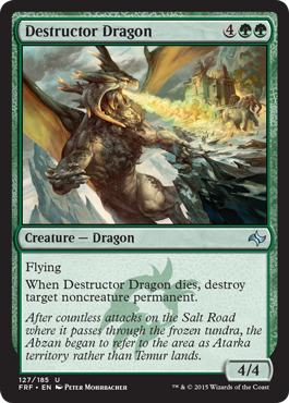 Destructor Dragon - Fate Reforged Spoiler