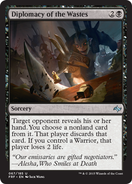 Diplomacy of the Wastes - Fate Reforged Spoiler