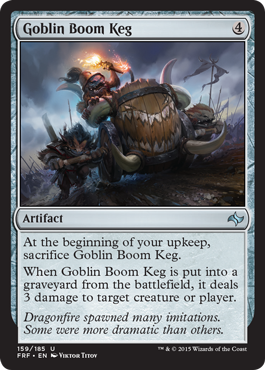 Goblin Boom Keg - Fate Reforged Spoiler