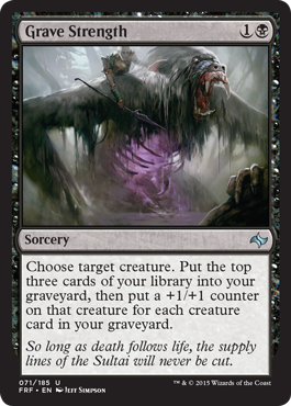 Grave Strength - Fate Reforged Spoiler
