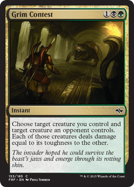 Grim Contest - Fate Reforged Spoiler