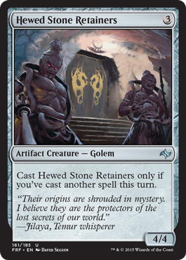 Hewed Stone Retainers - Fate Reforged Spoiler