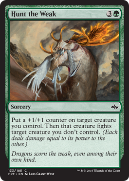 Hunt the Weak - Fate Reforged Spoiler