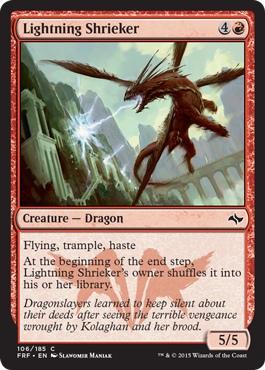 Lightning Shrieker - Fate Reforged Spoiler