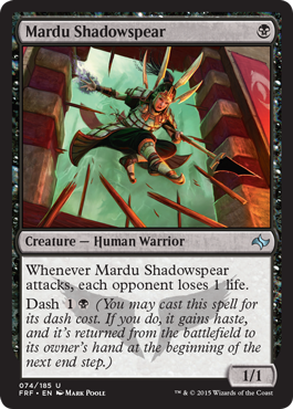 Mardu Shadowspear - Fate Reforged Spoiler