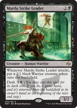 Mardu Strike Leader - Fate Reforged Spoiler