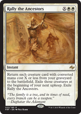 Rally the Ancestors - Fate Reforged Spoiler