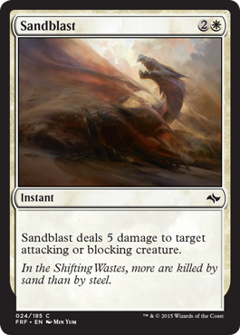 Sandblast - Fate Reforged Spoiler