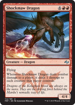 Shockmaw Dragon - Fate Reforged Spoiler