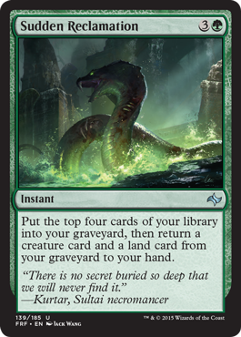 Sudden Reclamation - Fate Reforged Spoiler