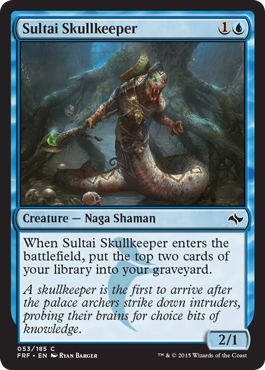 Sultai Skullkeeper - Fate Reforged Spoiler