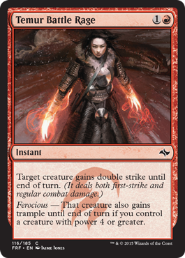 Temur Battle Rage - Fate Reforged Spoiler