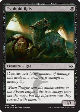 Typhoid Rats - Fate Reforged Spoiler