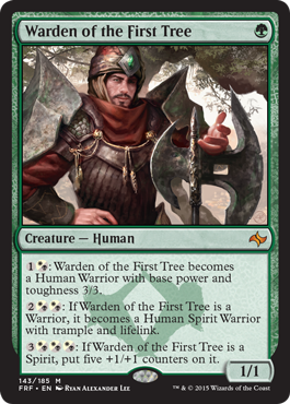 Warden of the First Tree - Fate Reforged Spoiler