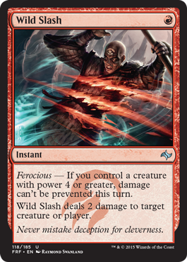 Wild Slash - Fate Reforged Spoiler