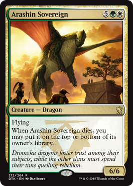 Arashin Sovereign - Dragons of Tarkir Spoiler