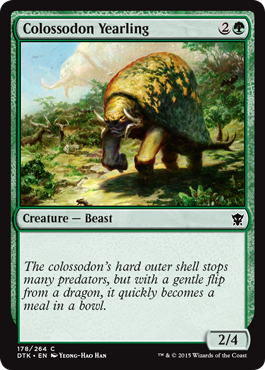 Colossodon Yearling - Dragons of Tarkir Spoile