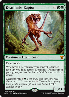 Deathmist Raptor - Dragons of Tarkir Spoiler