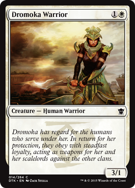Dromoka Warrior - Dragons of Tarkir Spoile