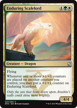 Enduring Scalelord - Dragons of Tarkir Spoiler