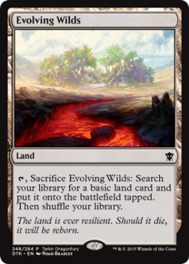 Evolving Wilds - Dragons of Tarkir Spoiler