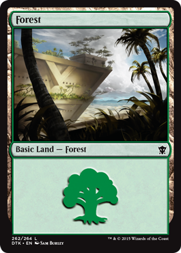 Forest 1 - Dragons of Tarkir Spoile